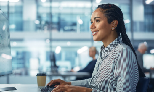 Technical Support Woman smiling